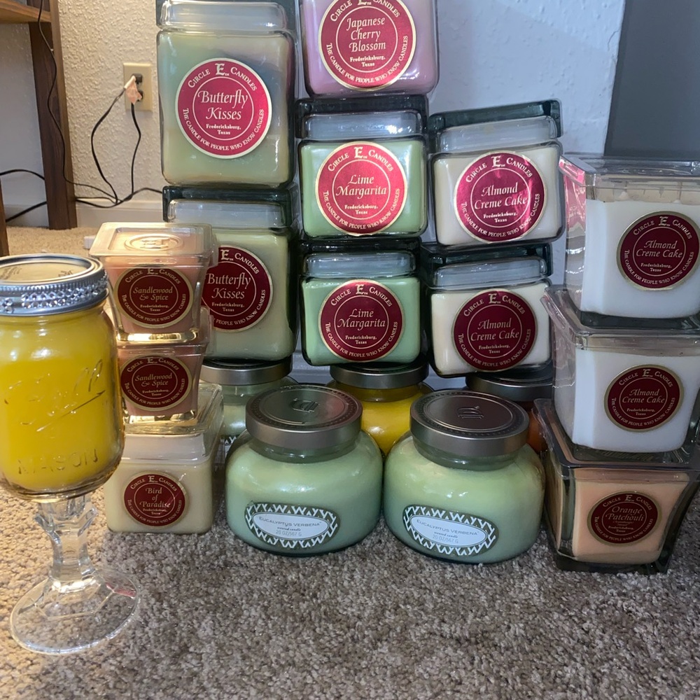 Colorful Candle Collection